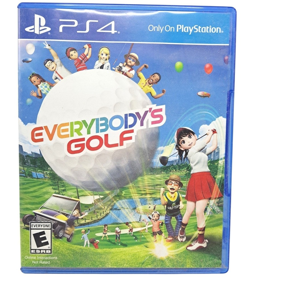 Everybodys Golf PS4 PlayStation 4 Sports Golf Game Disc Case Complete‎